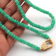 Chrysoprase Beaded Necklace - Necklace With Lobster - Long Knotted Beads Necklace -Single Wrap Necklace - Gemstone Necklace (Without Pendant) BN037