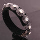 1 Pc Pave Diamond Excellent Designer Mother of Pearl Bangle Bracelet - 925 Sterling Vermeil -Bracelet With Lock Size: 2.5  BD084
