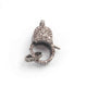 1  PC Antique Finish Pave Diamond Lobsters Over 925 Sterling Silver - Double Sided Diamond Clasp 24mmx13mm LB251