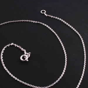925 Sterling Silver Necklace, Silver Chain Necklace,925 Sterling Silver Necklace 18 Inches sc001