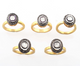 1 PC Pave Diamond Finest Quality Rose Cut Diamond Ring - 925 Sterling Vermeil -Oval Polki RD109