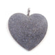 1 PC Genuine Blue Sapphire Heart Pendant -925 Sterling Silver - Love Pendant 48mmx51mm PD1129