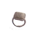 1 PC Beautiful Pave Diamond & Yellow Sapphire Rectangle Ring - 925 Sterling Silver - Diamond Ring Size - 7  RD005