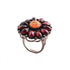 1 PC Beautiful Pave Diamond Ruby Ring Center In Ethiopian Opal- 925 Sterling Silver - Gemstone Ring Size -7.25 RD205