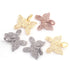 1 Pc Pave Diamond 925 Sterling Silver Butterfly Pendant - Diamond Charm Pendant 21mmx11mm  PD1741