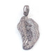 1 Pc Stylish Pave Diamond Leaf Pendant Over 925 Sterling Silver - Carved Leaf Pendant 38mmx20mm PD422