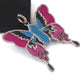 1 Pc Pave Diamond Bakelite Butterfly Pendant Over 925 Sterling Silver -Bakelite Butterfly  Pendant 53mmx41mm RRPD045