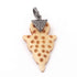 1 Pc Beautiful White Topaz Bone Arrowhead Pendant - 925 Sterling Silver -Arrowhead Pendant 50mmx26mm PT309