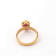 1 Pc  Ruby Oval Shape Ring - 925 Sterling Vermeil - Ruby Ring Size 8 -Rd140