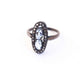 Pave Diamond With Aquamarine Jewelry Set - Genuine Tourmaline Pendant-Stud Earrings-Ring- 925 Sterling Silver PD523