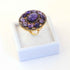 1 PC Beautiful Pave Diamond Ring With Tanzanite Gemstone Ring - 925 Sterling Silver - Designer Ring- Oval Shape- Ring Size :7 RD201