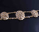 1 Pc Excellent Designer Pave Diamond With Rose Cut Diamonds Bracelet - 925 Sterling Vermeil - Polki Bracelet Size: 7.5 Inches   BD203