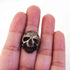 1 PC Beautiful Pave Diamond Designer Skull Ring - 925 Sterling Silver Diamond Skull Ring Size: 7.70 RD056