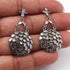 1 Pair Top Quality Rose Cut Diamond Designer Earring - Diamond Earrings - 925 Sterling Silver 21mmx18mm-33mmx31mm ED327