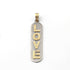 1 Pc Pave Diamond Rectangle Love Dog Tag Pendant -925 Sterling Vermeil- Diamond Tag Pendant 43mmx9mm PD1785