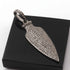 1 Pc Pave Diamond Arrowhead Pendant - Arrowhead Antique Finish Pendant  38mmx12mm PD178