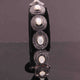 1 Pc Pave Diamond Excellent Designer Mother of Pearl Bangle Bracelet - 925 Sterling Vermeil -Bracelet With Lock Size: 2.25 BD266