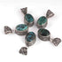 1 Pc Designer Oval 925 Sterling Silver Plated With High Quality Arizona Turquoise Pendant - OS011