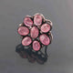 1 PC Beautiful Pave Diamond Ruby - 925 Sterling Silver - Gemstone Ring Size -7 RD480