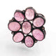 1 PC Beautiful Pave Diamond Ruby - 925 Sterling Silver - Gemstone Ring Size -7 RD480