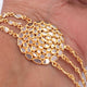 1 Pc Excellent Designer  Rose Cut Diamonds Bracelet - 925 Sterling Vermeil - Polki Bracelet Size: 7 Inches   BD204