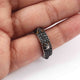 1 PC Antique Finish Black Spinel Designer Ring - 925 Sterling Silver -  Black Spinel Ring  GVRD014