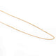 925 Sterling Silver Necklace, Silver Chain Necklace, Yellow Gold Necklace 18 Inches SC002