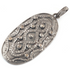 1 Pc Antique Finish Pave Diamond & Double Cut Diamond Designer Oval Pendant - 925 Sterling Silver- Necklace Pendant 49mmx25mm PD1436