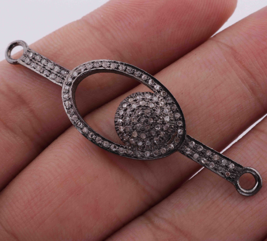 Pave diamond connector Outlet