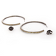 1 Pair Pave Diamond ,Multi Sapphire Round Hoop Earring -925 Sterling Silver & Vermeil Earring -Circle Hoop Earrings 52mm ED066